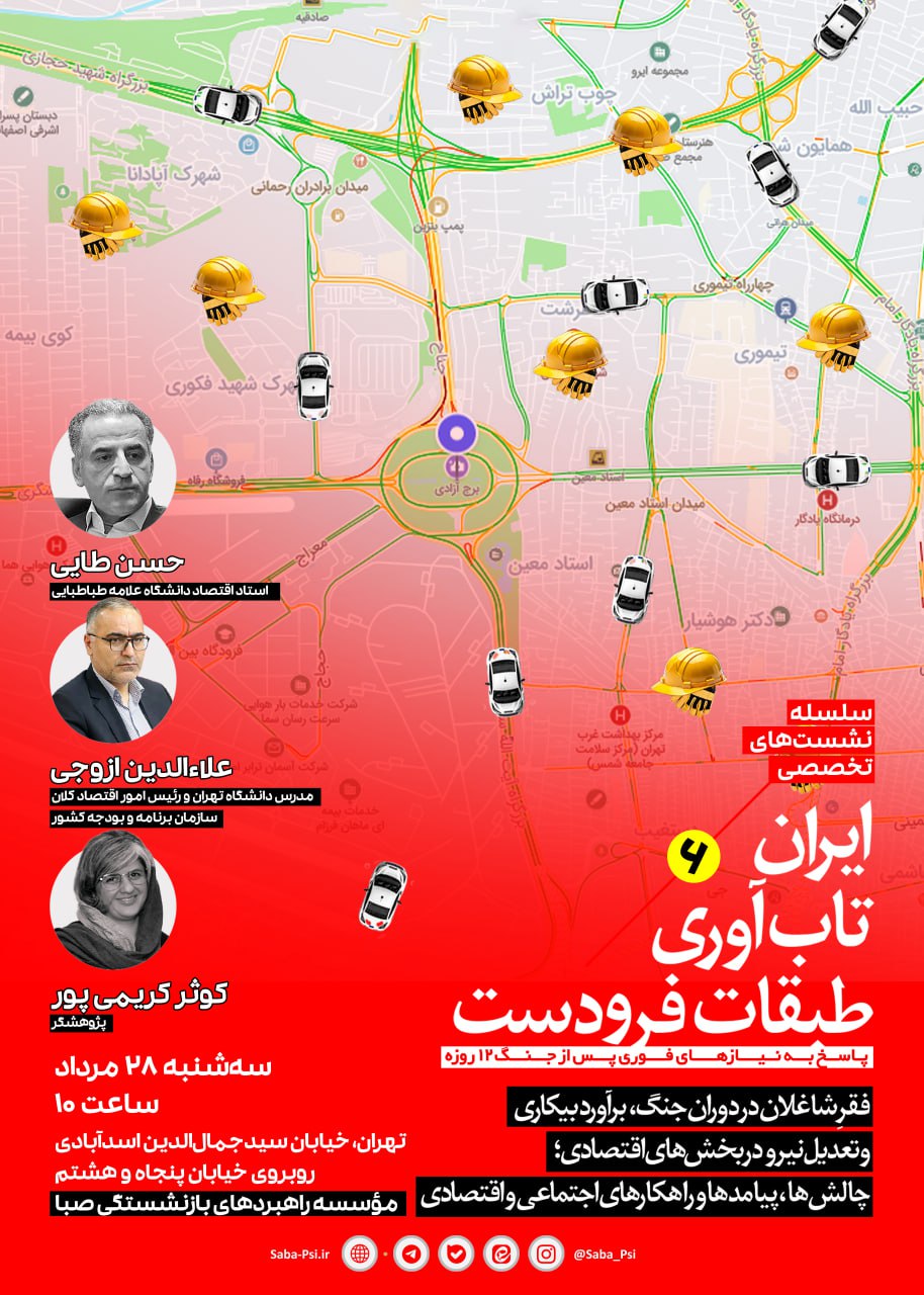 سلسله نشست‌های تخصصی ایران، تاب‌آوری‌، طبقات فرودست